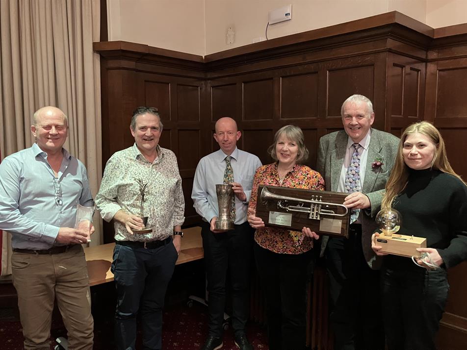 Stuart Lowen, Howard Braime, Andrew Fuller. Nicci and Neil Gow, Molli Christman